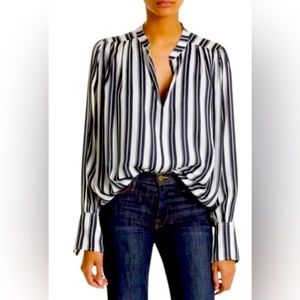 Rag& bone Carly  blouse top size L